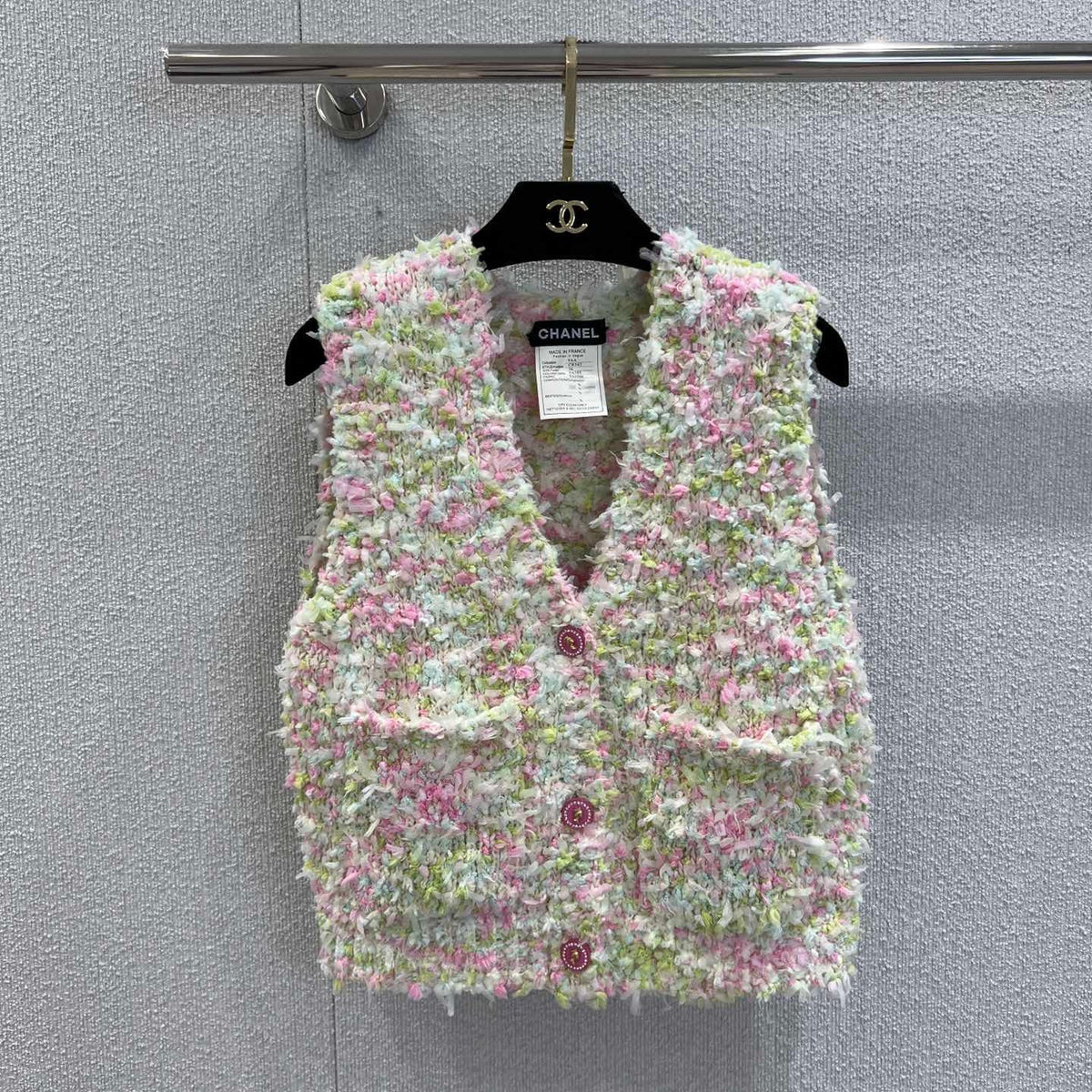 CHANEL 25S WOOL VEST 231009