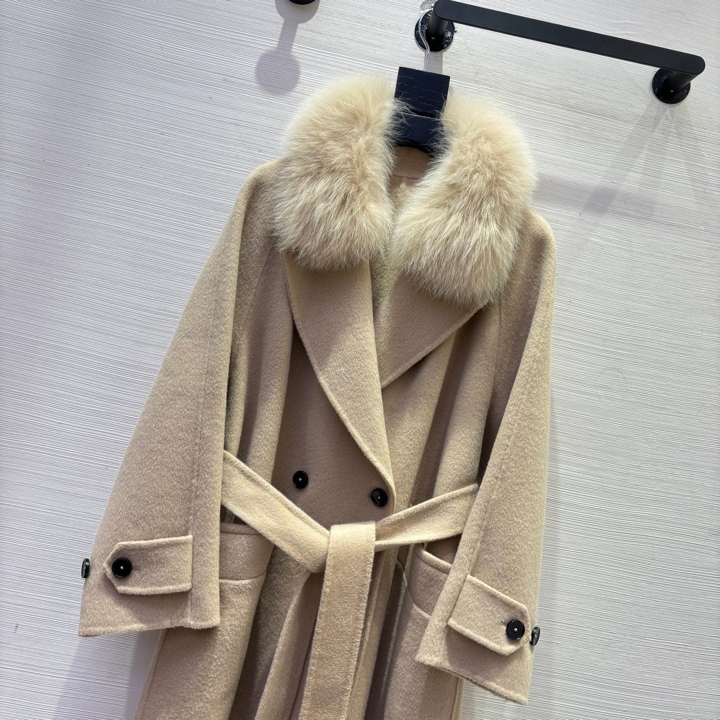 MAX MARA 25S DOUBLE-FACED CASHMERE COAT 055