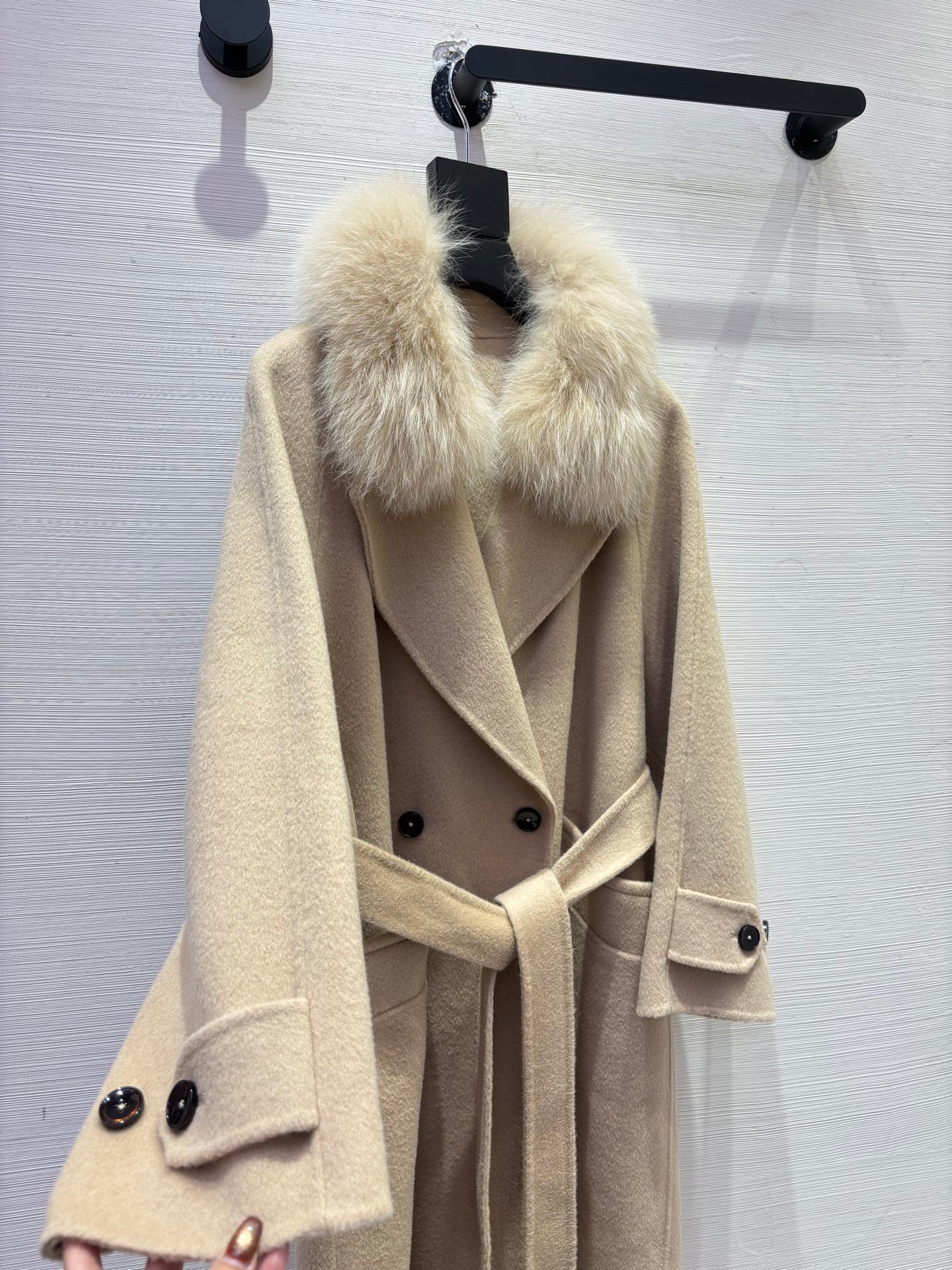 MAX MARA 25S DOUBLE-FACED CASHMERE COAT 055