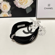 BLACK SILK HEADBAND 168592