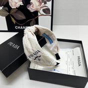 HAIRBAND IN IVORY WHITE FABRIC 381469