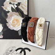 WHITE WOOL HAIRBAND 412461