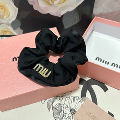 HAIR TIE IN BLACK SPANDEX FABRIC 432827