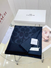 SCARF 180 CM IN BLACK CASHMERE 332873