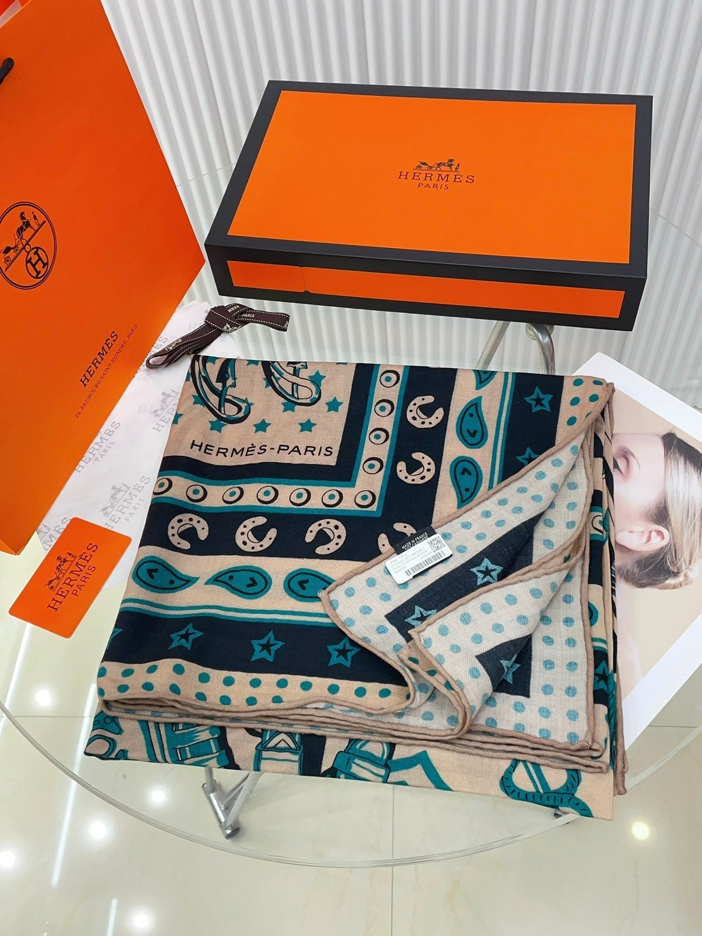 SCARF 135 CM COLORFUL 388153