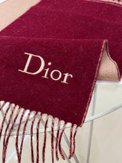 SCARF 180 CM IN BURGUNDY RED CASHMERE 419821
