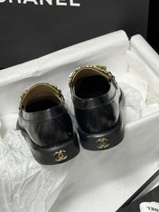 CC LOAFERS BLACK QUILTED CALFSKIN