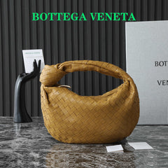 BOTTEGA VENETA 25S MINI JODIE 36 IN WARM BRONZE CALFSKIN GOLD HARDWARE