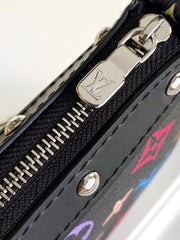 POCHETTE ACCESSOIRES 22 BAG IN MULTICOLOR MONOGRAM CANVAS AND COWHIDE