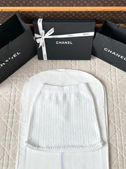 Chanel 25P Mini Skirt White Tweed 237298