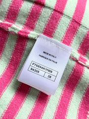 Chanel 25P Tube Top Pink Mix Green Cashmere 237316