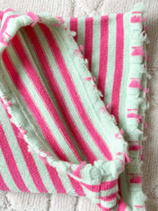 Chanel 25P Shorts Pink Mix Green Cashmere 237317