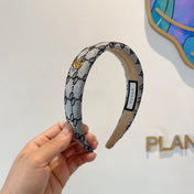 HEADBAND IN LIGHT GRAY MONOGRAM CANVAS 406053