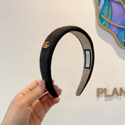 HEADBAND IN BLACK MONOGRAM CANVAS 406055