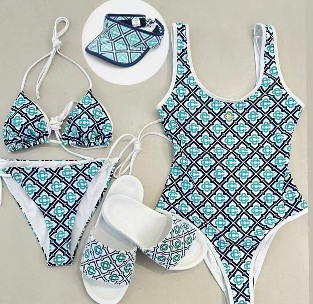 CASABLANCA BIKINI 25S BODYSUIT IN 740901