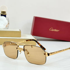 SANTOS RECTANGULAR FRAME SUNGLASSES CT0660S IN METAL