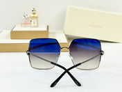 C DE OVERSIZED SQUARE FRAME SUNGLASSES CT0361 IN METAL