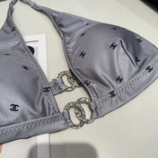 CHANEL BIKINI 25S TWO PIECE IN GRAY 742678