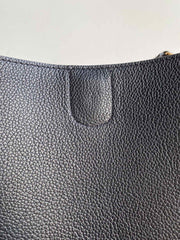 SANGLE SEAU BUCKET 24 BAG BLACK CALFSKIN