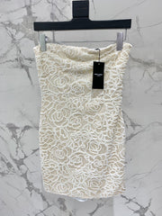 YSL 25S BARE-SHOULDER DRESS STYLE 130