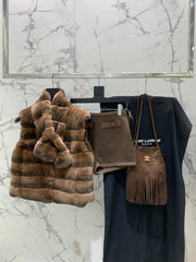 YSL 25S FUR VEST STYLE 224