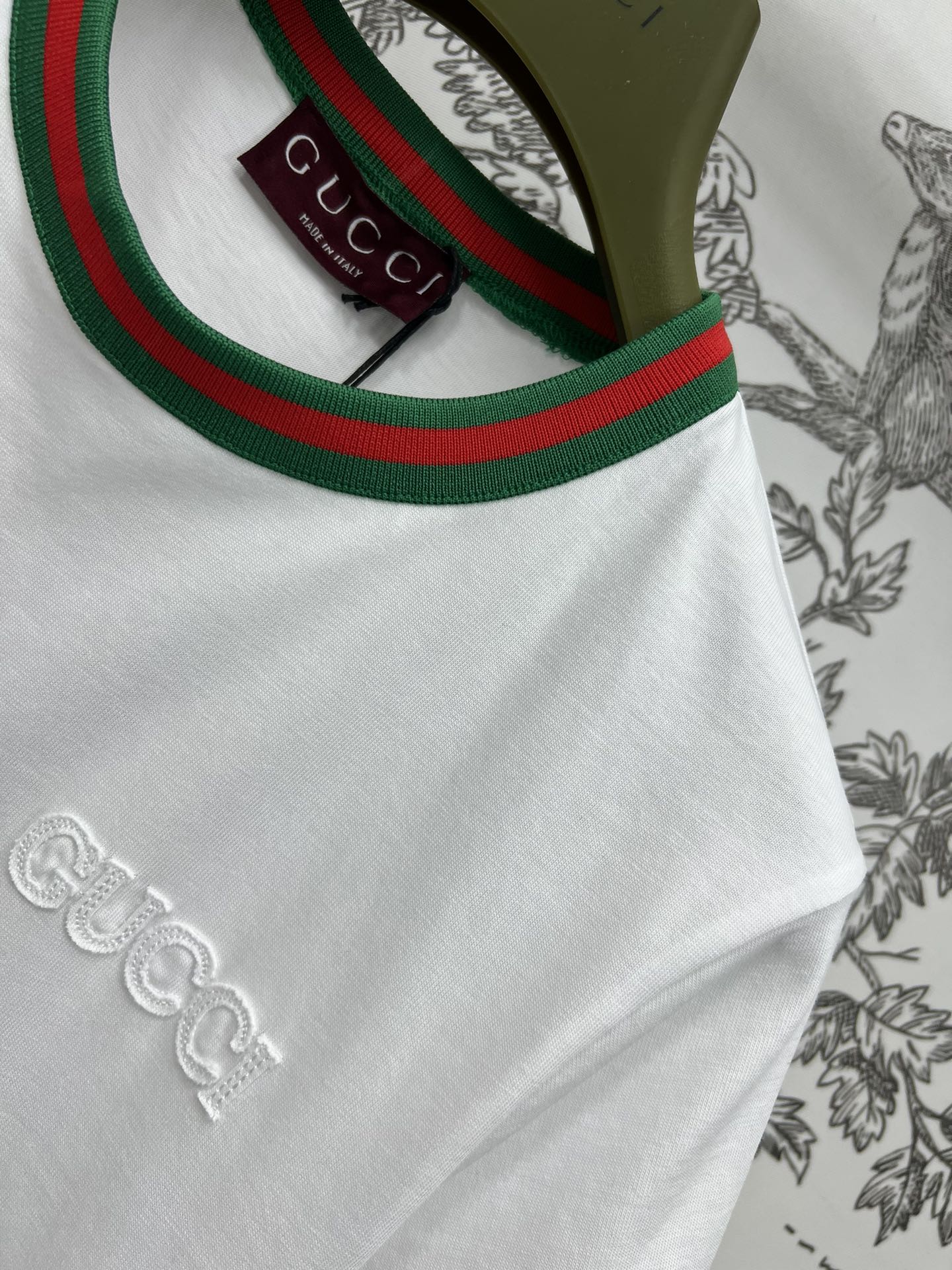 GUCCI 25S SHORT SLEEVE ROUND NECK T-SHIRT 262985
