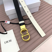 DIOR 25S BELT 20 MM IN BLACK CALFSKIN 568723