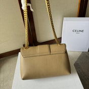 MEDIUM CELINE VICTOIRE BAG 23 IN CAMEL GOLD CALFSKIN