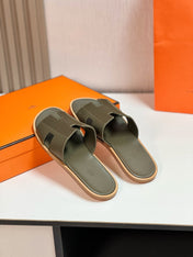 IZMIR SANDAL MOSS LAMBSKIN