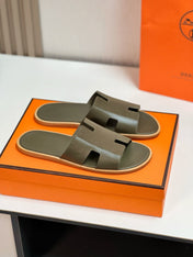 IZMIR SANDAL MOSS LAMBSKIN