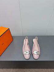 INNOCENTE SLINGBACK IN LIGHT PINK CALFSKIN