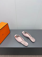 INNOCENTE SLINGBACK IN LIGHT PINK CALFSKIN