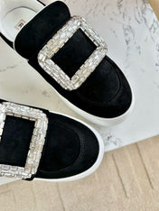 VIV' UP SNEAKERS IN BLACK SUEDE