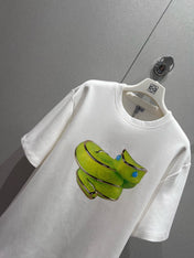 Loewe 25 T-shirt White mix Green Cotton 210229