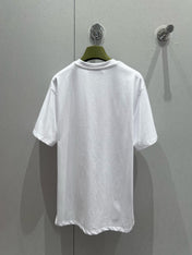 Gucci 25 Print Short Sleeve T-shirt Pink White Cotton