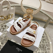 TIPPI TRIOMPHE SANDAL IN WHITE CALFSKIN
