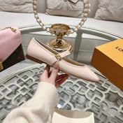 MARY JANE SHOES IN LIGHT PINK PATENT CALFSKIN