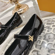 MARY JANE SHOES IN BLACK PATENT CALFSKIN