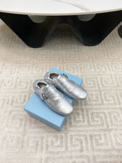TASSEL LOAFERS IN SILVER METALLIC LAMBSKIN