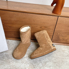 BALENCIAGA 25S ALASKA ANKLE BOOTS IN WARM CARAMEL SUEDE