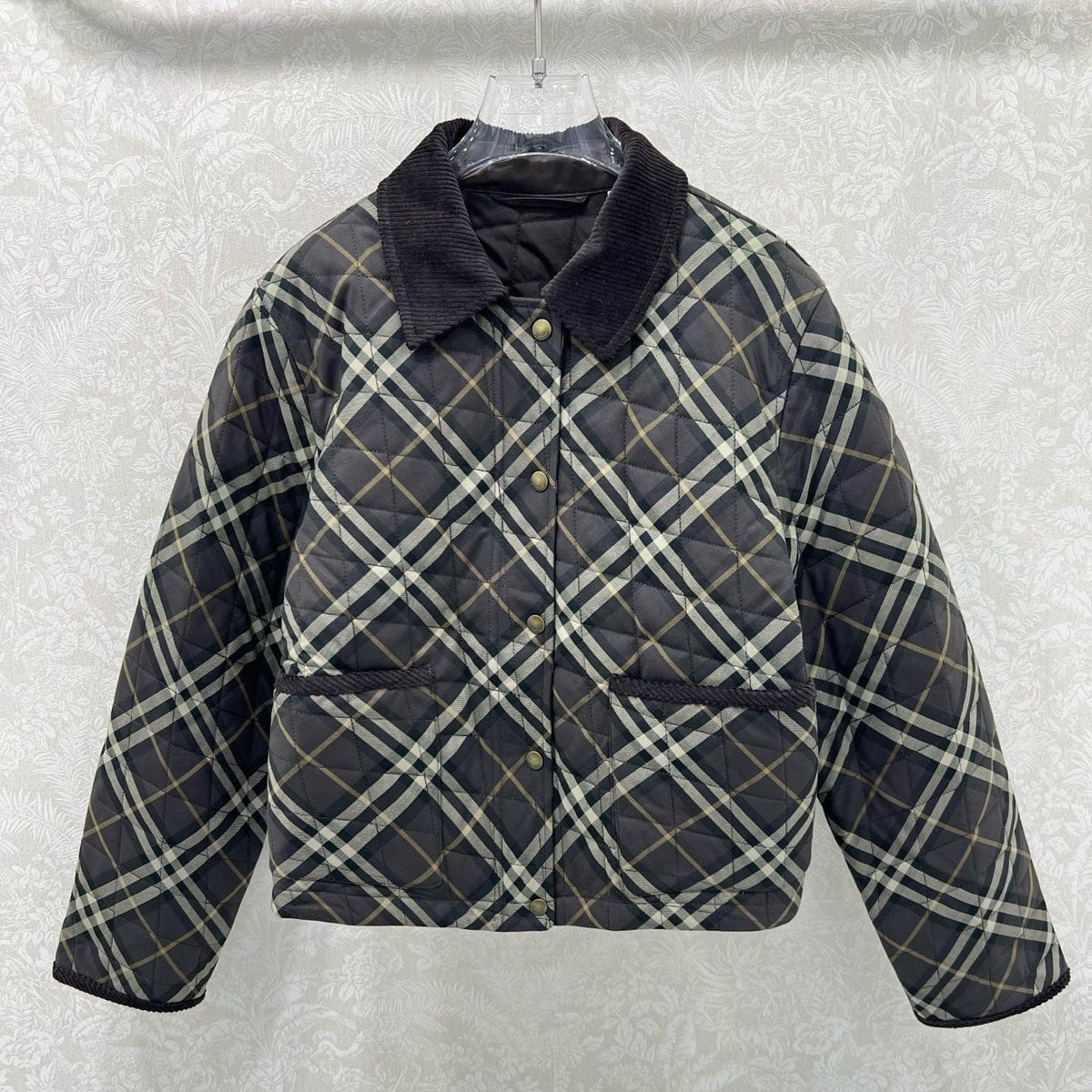 BURBERRY 25S COTTON PLAID JACKET 131