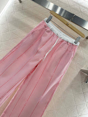 GUCCI STRIPED WIDE-LEG PANTS 276518