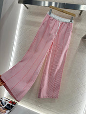 GUCCI STRIPED WIDE-LEG PANTS 276518