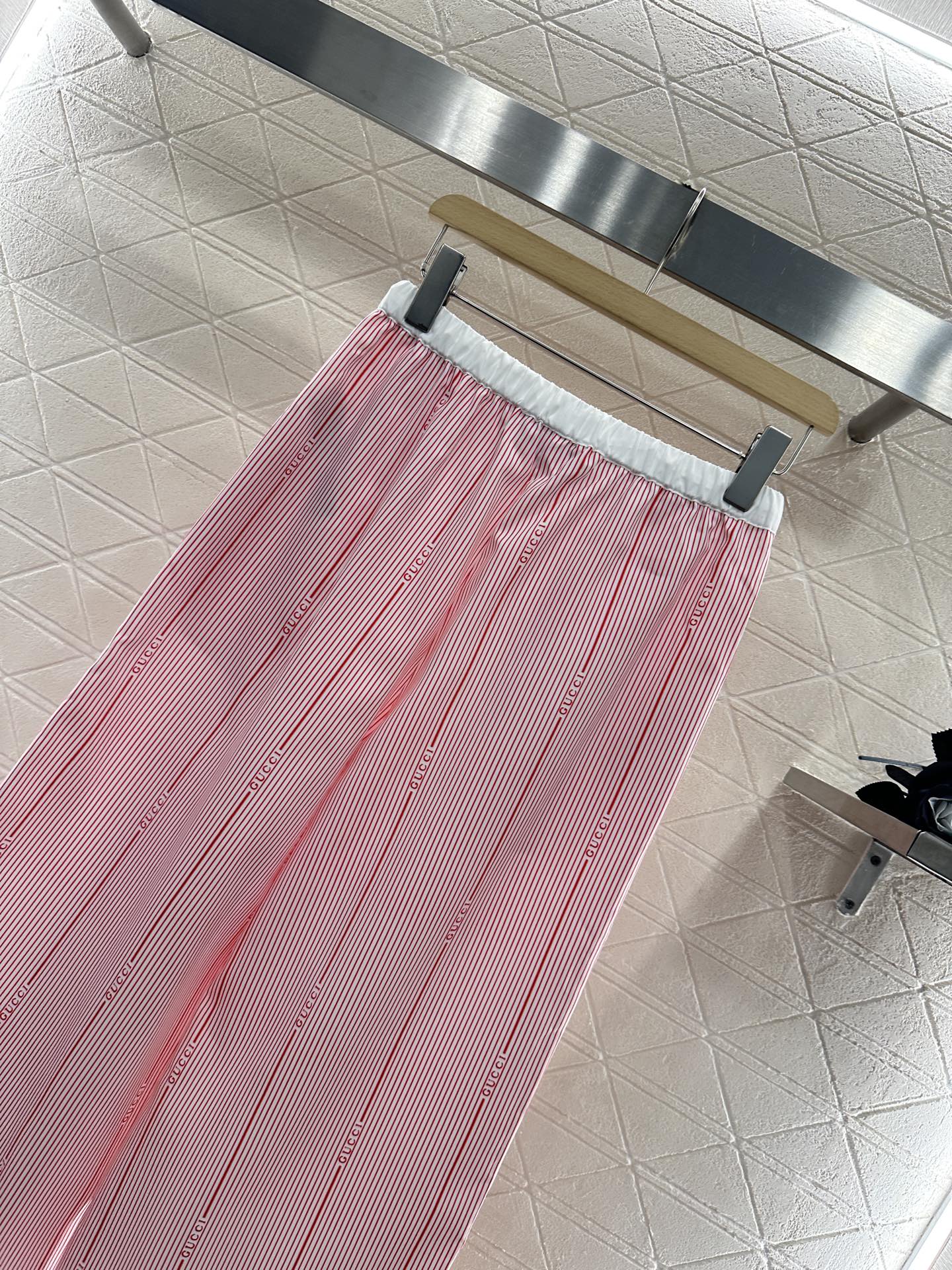 GUCCI STRIPED WIDE-LEG PANTS 276518