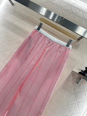 GUCCI STRIPED WIDE-LEG PANTS 276518