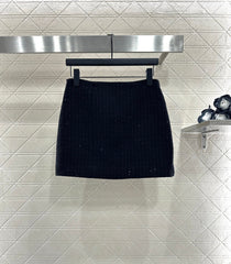 CHANEL 25S TWEED MINI SKIRT 303
