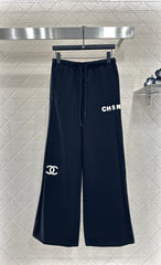 CHANEL 25S HIGH-WAISTED WIDE-LEG PANTS 304