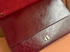 DIONYSUS LAGRE SHOULDER BAG 42 IN ROSSO ANCORA RED GG GLOSSY LAMBSKIN