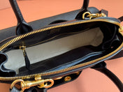 AVENTURE NAPPA BAG 28 IN BLACK LAMBSKIN GOLD HARDWARE