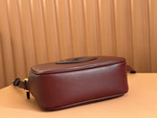 BLONDIE SMALL SHOULDER BAG 21 IN ROSSO ANCORA RED CALFSKIN